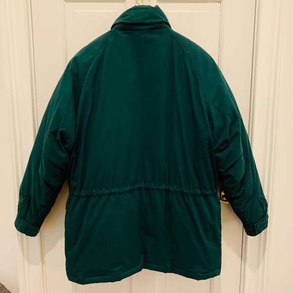 VINTAGE Eddie Bauer Jacket Men Large Green Main Wardens Parka Coat Goose Down - Picture 6 of 14
